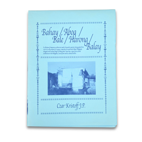 Book cover with blue text and a small image on a white background