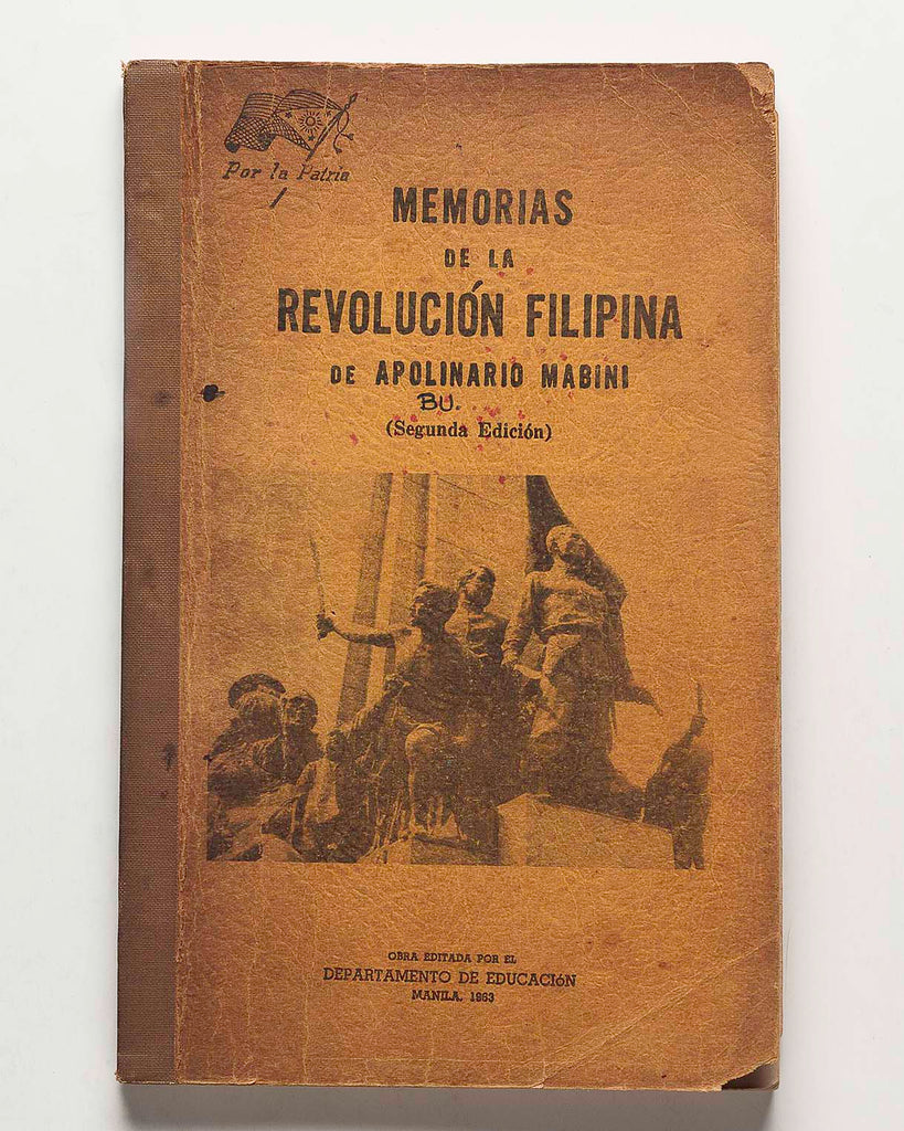Memorias de la Revolucion Filipina de Apolinario Mabini