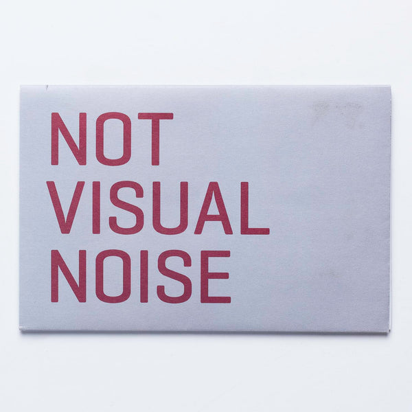 Not Visual Noise Brochure – artbooks.ph